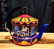 MKI Kamenstein World Of Motion Tea Kettle Teapot Horse Carousel 13