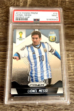 ‎️ 2014 Panini Prizm Lionel Messi World Cup #12 PSA 9 RARE GOAT ARGENTINA picture