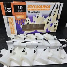 Vintage Sylvania 10 LIGHT HALLOWEEN SERIES GHOST LIGHTS  / Tested Working picture