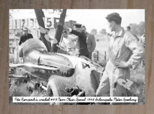 Historic Pete Romcevich's wrecked #49 Norm Olson Special 1948 indy 500 Postcard picture