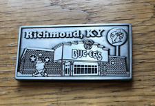Buc-ee's Souvenir Magnet - Richmond, Kentucky - Pewter 1.5 x 3.0 in - New picture