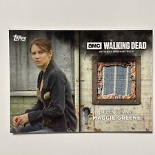 2017 Walking Dead Topps Maggie Greene Authentic Wardrobe Relic Card  picture