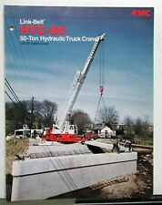 1977 P&H HTC-50 50 Ton Hydraulic Truck Crane Construction Sales Folder picture