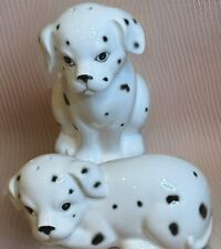 Vtg Otagiri Dalmatians Dalmations Spotted Puppy Dog Salt Pepper Shakers Japan picture