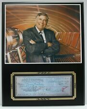 Gene Roddenberry Reproduction Signed Check Display  picture