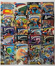 Superman Lot (20) Copper Age Man of Steel Action Adventures picture