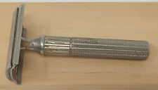 Vintage Gillette Double Edge Safety Razor fat handle Made in Canada PAT. 1932 picture