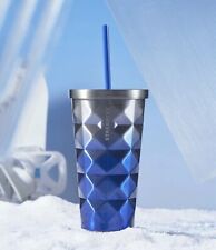 Starbucks 2022 China Blue Gradient Pineapple 16oz SS Cup Tumbler gift new picture