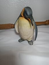 Japanese Bisque Figurine Ceramic Emperor Penguin Hand Painted UCTCI 7.5