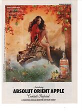2011 Print Ad Absolute Orient Apple Vodka 8 in x 11 in Jordana Brewster picture