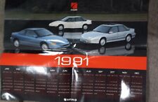 SATURN By General Motors 1991 Calendar picture
