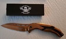 Skallywag Tactical Sailor Copper Assisted Folding Knife 420 Stainless Steel picture