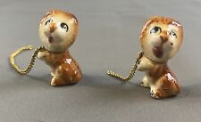 Vtg MCM Anthropomorphic Lion Babies Chained Ceramic Kitschy MISSING MOM  picture