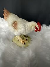 Vintage Lefton Ceramic Rooster 5.5x6 Made In Japan H6835 picture