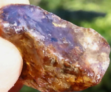 Genuine Dominican Clear Sky Blue Amber Rough Specimen natural Stones 26mm 20CT picture
