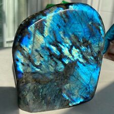 8.69LB Top Lagre Labradorite Crystal Stone Natural Mineral Specimen Healing K08 picture