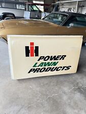 INTERNATIONAL HARVESTER Power Lawn Products Sign 5’ X 3'. No Cracks, IH Original picture