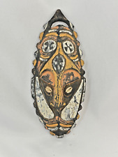 Antique Hand Carved Brazilian Tribal Ceremonial Mask Vtg Latin American Folk Art picture