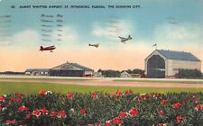 St Petersburg FL Florida The Sunshine City Albert Whitted Airport Postcard 7200 picture