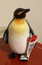 Schleich 2009 Emperor Penguin Chicks Figurine Retired 14618 With Adult Penguin picture