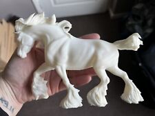 Breyer resin Curio / Small Cl Model Horse Shire Mare- White Resin Ready To Paint picture