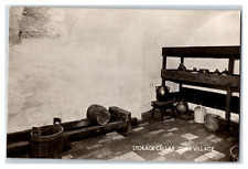 Vintage RPPC Photo Postcard Storage Cellar Zoar Village Tuscarawas County, Ohio picture
