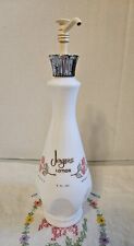 Vintage Jergens Milk Glass Lotion Pump  9 oz USA Empty picture