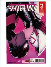 Spider-Man #12 Comic Book 2017 NM- Sara Pichelli Marvel Gwen Kiss picture
