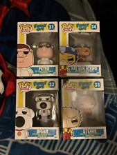 4 Family Guy Funko POPS Lot Defects On 2 Boxes Other than that Amazing Set picture