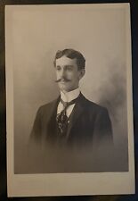 1880s-90s Harvard Football Joseph Hamblen Sears  Cabinet Card Horner Boston MA picture