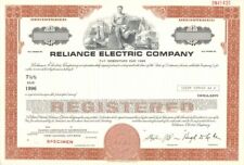 Reliance Electric Co. - Specimen Bond - Specimen Stocks & Bonds picture
