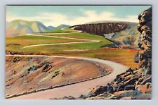 Rocky Mountain National Park, Tundra Curves, Series #2253, Vintage Postcard picture