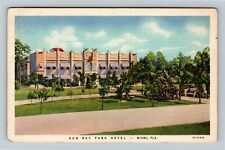 Miami, Florida, SUN RAY PARK HOTEL, Advertising, Vintage Postcard picture