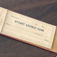 dysart savings bank iowa Old VTG Checks Uncashed Citizens State Early 20th Cnt picture