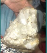 Near 10lbs Natural Clear & White Quartz Crystal Cluster mineral  healing Decor picture