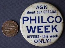 1940-50s Era Ask About Our Special Philco Week Philadelphia Pennsylvania pin picture
