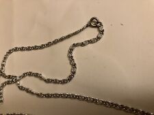 VINTAGE ESTATE  Silver Tone Chain Necklace picture
