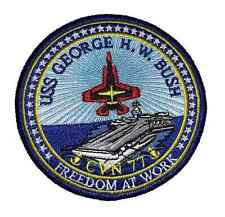 USS George H.W. Bush CVN-77 Patch – Sew On picture