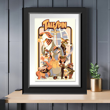 Disney Afternoon Talespin Baloo Wildcat Rebecca Kit King Louie Shere Khan Poster picture