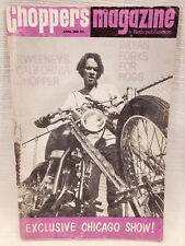 April 1969 CHOPPERS MAGAZINE Vintage Custom Motorcycle Chopper Mag ~by ED ROTH~ picture