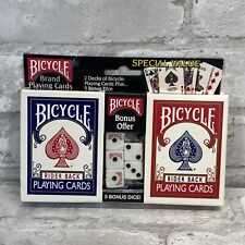 Bicycle Special Value Rider Back 2-Deck Set Playing Cards with Bonus 5 Dice Pack picture