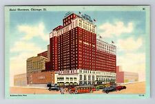Chicago IL-Illinois, Hotel Sherman Antique Vintage Souvenir Postcard picture