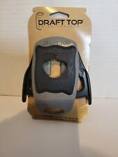 New Draft Top LIFT Beer Soda Aluminum Can Opener 12 or 16 oz Non-Cut Edge Black picture