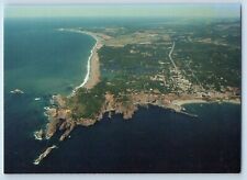 Port Orford Oregon OR Postcard Cape Blanco Lighthouse Aerial View c1960 Vintage picture