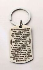 To my Granddaughter More Than You Ever Know Keychain picture