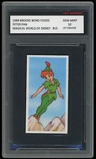 Peter Pan '89 Brooke Bond Foods 1st Graded 10 Magical World Of Disney Card picture