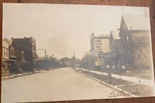 RPPC: Leetsdale PA Great Street View Drug/Paint Store People Vintage Postcard picture
