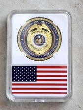 NSA US National Security Agency Special Agent DOD Challenge Coin with case picture