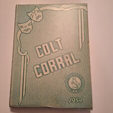 Colt Corral yearbook Arlington High School 1954 picture