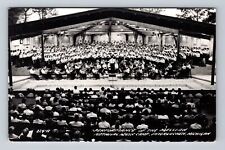 Interlochen MI-Michigan, RPPC Music Camp Performance, Vintage c1959 Postcard picture